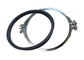 Kẹp ống thép mạ kẽm hạng nặng với vòng đệm silicone / EPDM