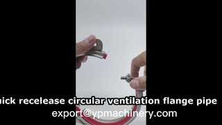 vòng kẹp ống thông gió bằng thép không gỉ 304