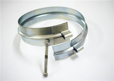 Sliver kim loại ống rộng kẹp mạ kẽm ống thép không gỉ kết nối vòng tròn đầu