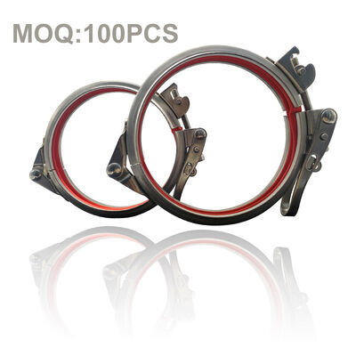 Nắp ống phóng nhanh khóa nhanh ống thép không gỉ 304 clip Leverlock Ring Clamp