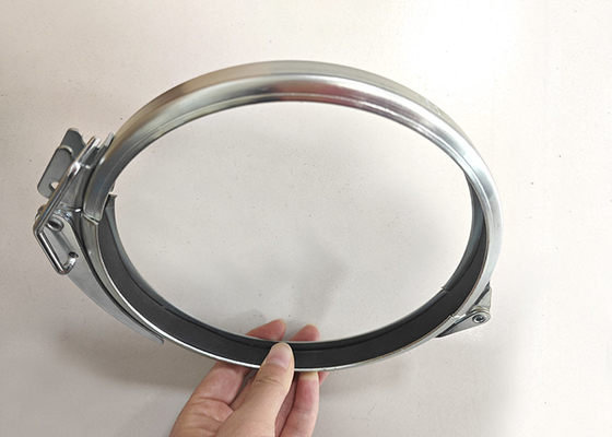 180mm Vòng nhanh phóng thoát ống kẹp khí V Band thông gió Flange kẹp