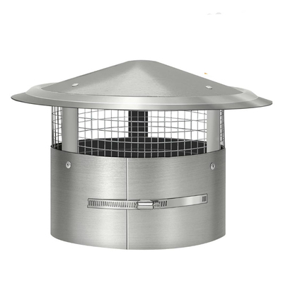 8 inch 200mm vòng cố định thép không gỉ nắp ống khói với bảo vệ chim