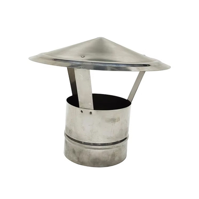 6 Inch Stainless Steel Round Chimney Caps Rainproof Umbrella Cover cho lò xả