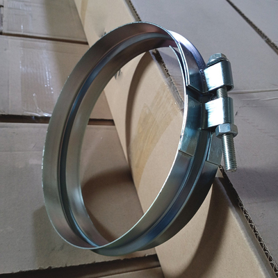 Clamp rộng 150-600mm chiều rộng 48mm Spiral Clamp Bands cho các kết nối ống dẫn xoắn ốc