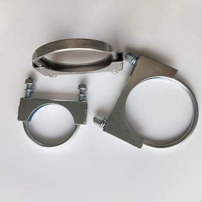 Thép galvanized Light Duty Electro Muffler U Type M8 M10 Bolt Clamps Phụ tùng phụ tùng ô tô