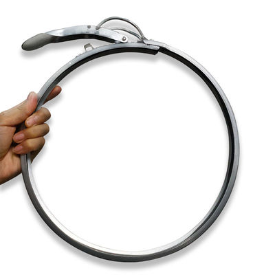 10 Inch thép kẽm vòng liên kết công nghiệp thu bụi ống kẹp