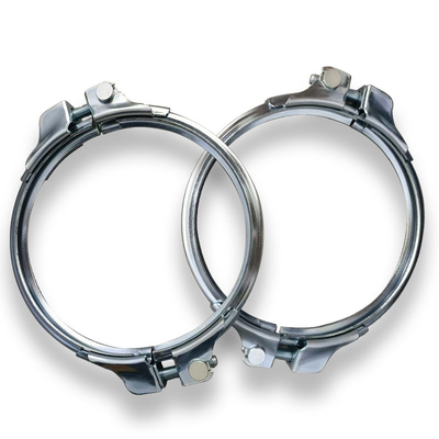 2.0mm Độ mỏng Clip Duct Clamp Heavy Duty Flange Duct Pipe Clamp Với EPDM O Ring