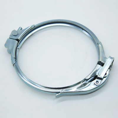 Flanges ống tương thích công suất nặng ống kẹp kết thúc kẽm 1.0mm Độ dày