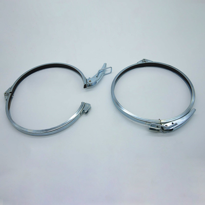 Hệ thống đường ống an toàn Clamp đường ống galvanized đường ống clip 80mm-500mm phạm vi