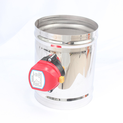 Thép không gỉ thép điện khí damper 51-400mm cho HVAC Zoning