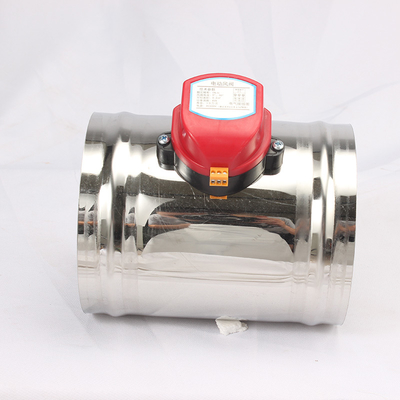 Thép không gỉ thép điện khí damper 51-400mm cho HVAC Zoning