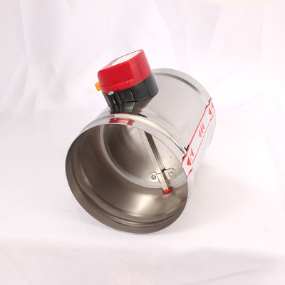 Thép không gỉ thép điện khí damper 51-400mm cho HVAC Zoning