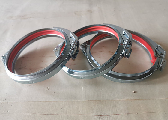 Hệ thống hút bụi Kẹp ống nhả nhanh Kẹp mặt bích ống dẫn 80-600mm