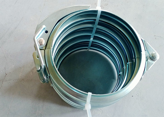Cổ áo kẹp ống Gal phát hành nhanh 160mm không có vòng đệm cao su / kẹp ống