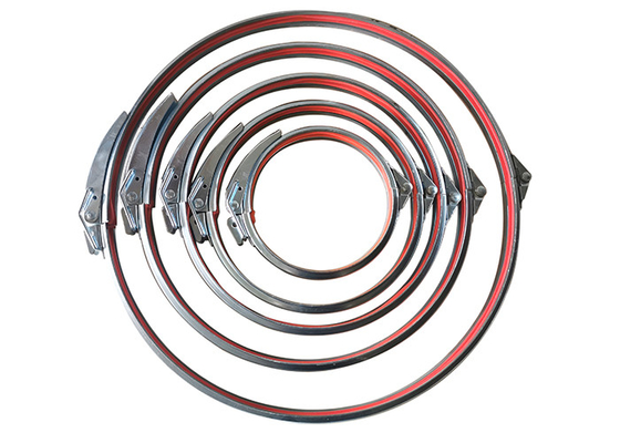 Kẹp ống dẫn khí mạ kẽm 80-600mm Nhả nhanh
