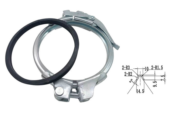 Kẹp ống hàn mạ kẽm Kích thước tiêu chuẩn cho công nghiệp