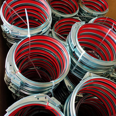 Mặt bích mạ kẽm 8 inch Kẹp phát hành nhanh cho ống