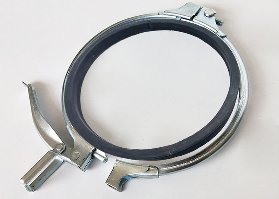 Thông gió ống dẫn khí 150 mm Kẹp ống nhả nhanh Vòng đệm cao su dày 2.0mm