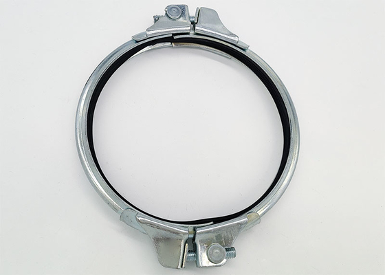Kẹp ống chia 160mm Ống kim loại mạ kẽm cho hệ thống đường ống mô-đun