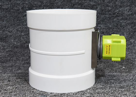 Bộ giảm chấn điều khiển vùng 24v Hvac Pvc được cơ giới hóa với niêm phong lưỡi có đệm 4nm
