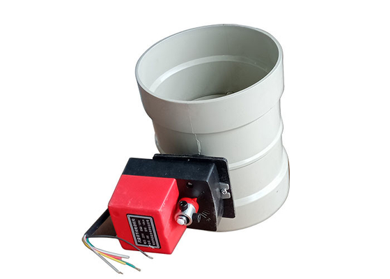 Vật liệu PVC 150mm Damppers trong hệ thống ống dẫn hiện có, góc dao điều chỉnh