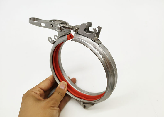 Mô-đun ống dẫn bụi 5 inch nhanh chóng giải phóng ống clip kẹp thép không gỉ 304