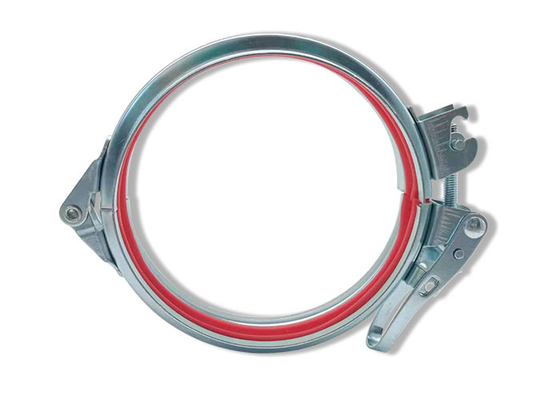 Clamp ống galvanized 150mm cho hệ thống thu bụi