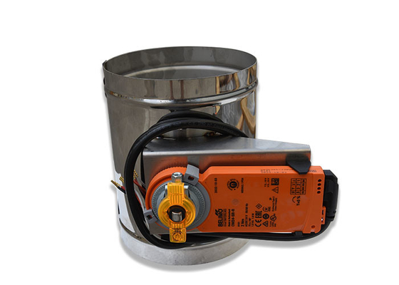 2nm Stainless Steel Hvac Ductwork Zone Dampers 220v Không có Flange