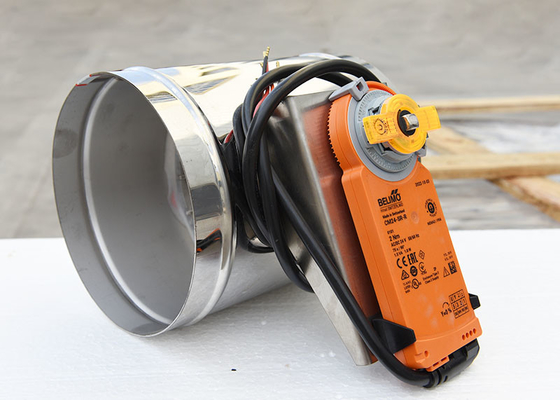 90° Điều chỉnh góc Máy chống thấm điện tử Hvac Hướng dẫn / Tự động Khóa mở / Đóng