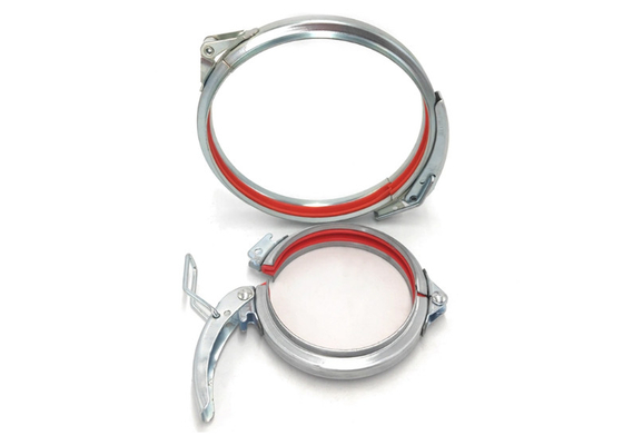 Thép galvanized Hvac nhanh chóng giải phóng ống ống ống 80-600mm trong ống dẫn