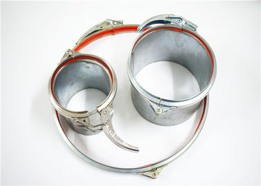 Ống xả nhanh chóng mạ kẽm Kẹp thép không gỉ, 4-23 inch ống điều chỉnh kẹp