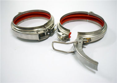 Hop Dip Quick Release ống kẹp Galanized ép chặt chẽ cho ngành công nghiệp liền mạch