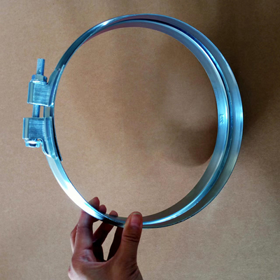 Ventilation ống dẫn không khí kim loại thép ống kẽm Bolt Clamp rộng