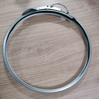 5 Inch ID Clamp duct roll galvanized nhanh chóng giải phóng ống Clamp thép galvanized