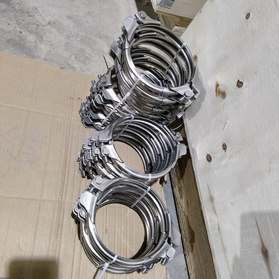 150mm Stainless Steel 304 Bolt Heavy Duct Pipe Clamps Để chống rỉ sét