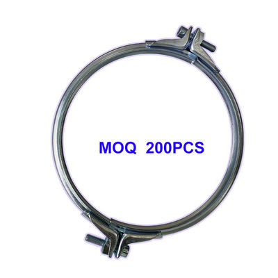 Kẹp ống bắt vít 150 mm với sản xuất tùy chỉnh cho hệ thống thông gió và hút bụi