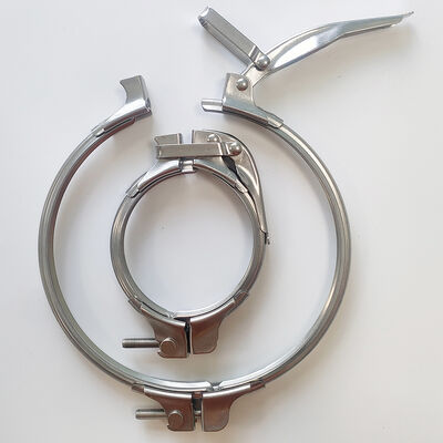 304 Stainless Steel Fast Pull Ring Tube Clamp U Shaped Seal Quick Connector Pipe Clamp