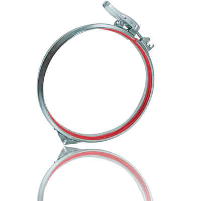 Kẹp ống mạ kẽm kín gió bằng kim loại 250mm