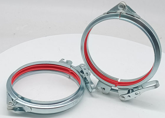 Vòng tròn thông gió Kẹp sửa chữa mạ kẽm kín khí 140MM